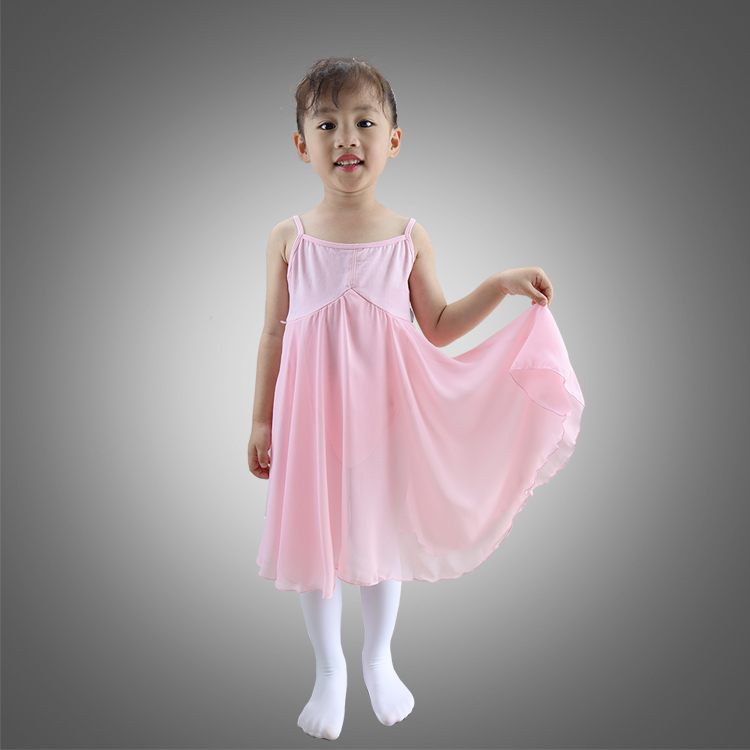 kids chiffon long ballet dance dress