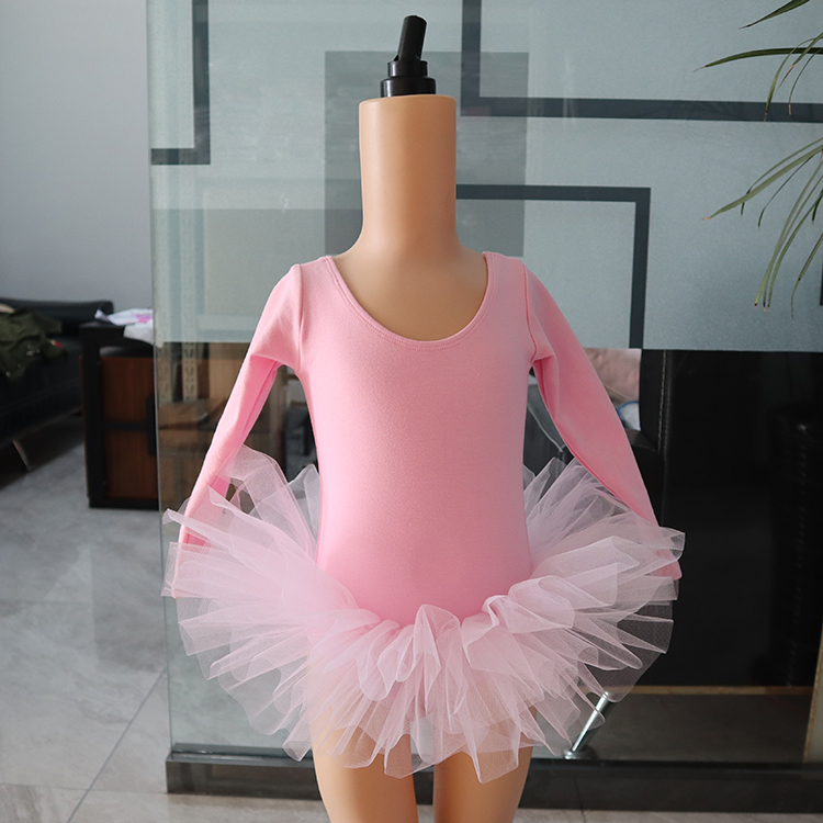 long sleeve dresses tutu for girl ballet dress tutu