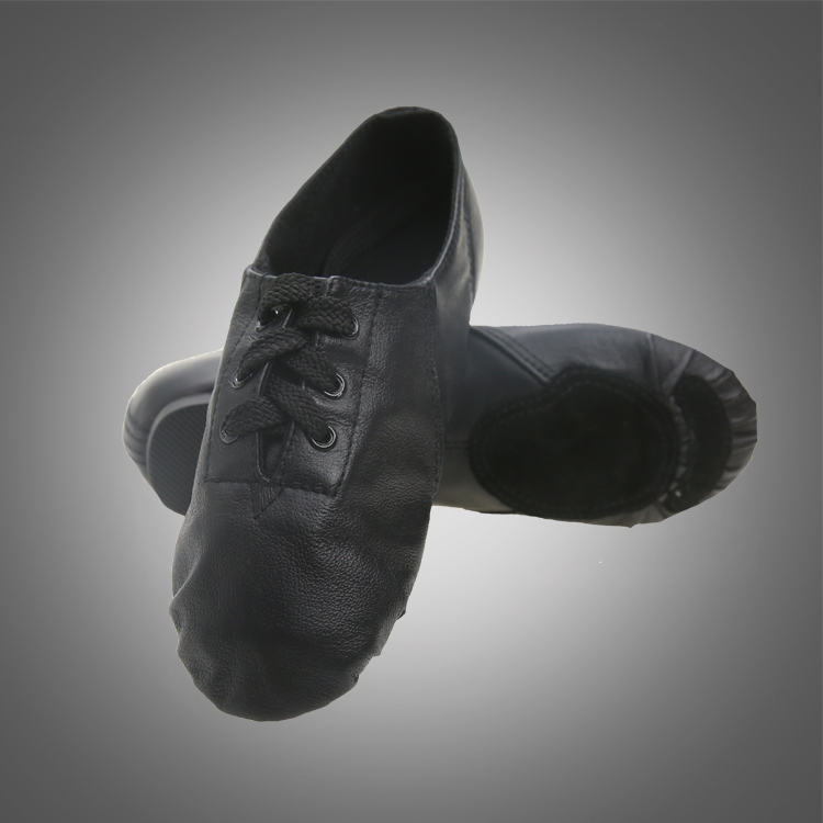 Pigskin jazz shoes for dance low cut black jazz dancing shoe