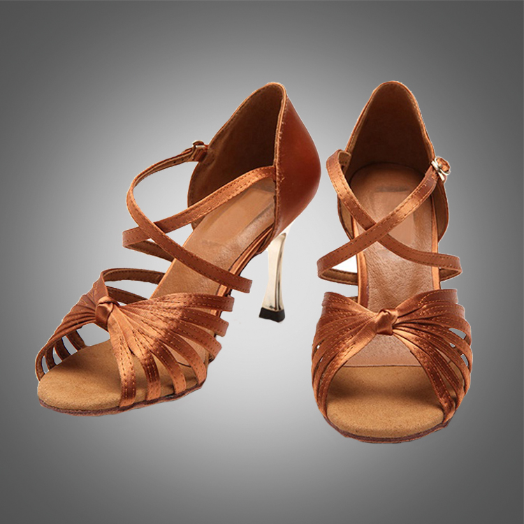 Woman nude salsa dance shoes/ballroom latin dance shoes
